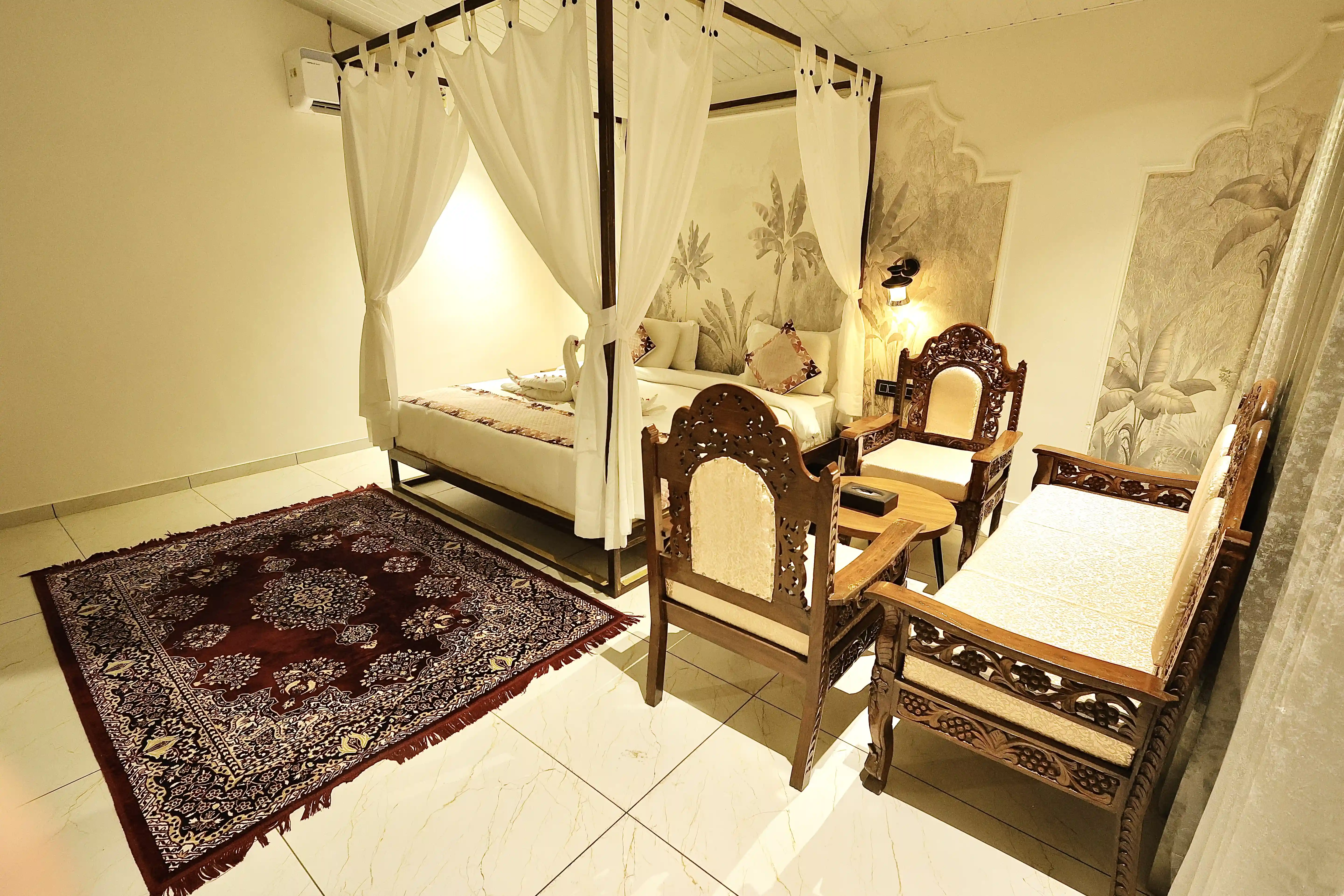 RIVERVIEW TENT RESORT || 2NIGHT - 3DAY'S || STAY + BREAKFAST, DINNER + SOU TICKETS + E - RICKSHAW